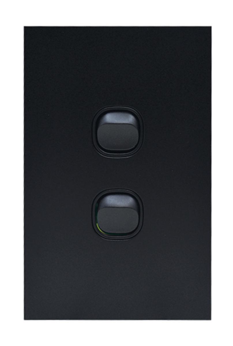 CLOUD LEOP SWITCH VERT 2G 20A MATT BLACK