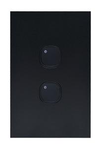 CLOUD LEOP P/B SW VERT 2G 5A MATT BLACK CLOUD LEOP P/B SW VERT 2G 5A MATT BLACK