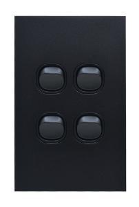CLOUD LEOP SWITCH VERT 4G 20A MATT BLACK CLOUD LEOP SWITCH VERT 4G 20A MATT BLACK
