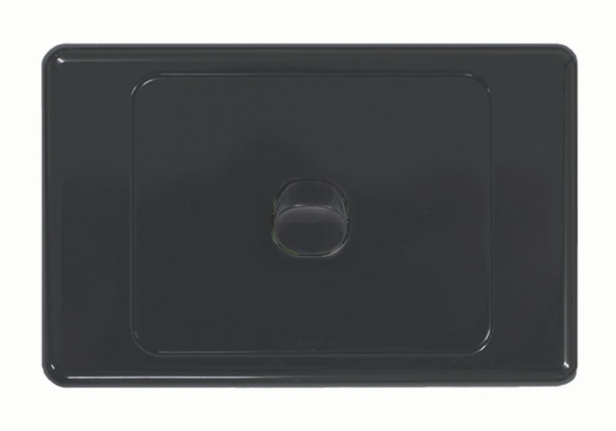 COUGAR SWITCH HORIZ 1G 16A BLACK