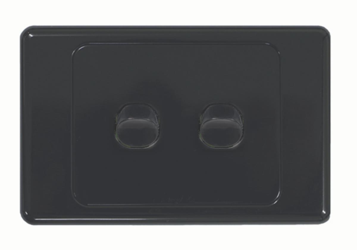 COUGAR SWITCH HORIZ 2G 16A BLACK