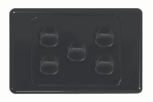 COUGAR SWITCH HORIZ 5G 16A BLACK COUGAR SWITCH HORIZ 5G 16A BLACK