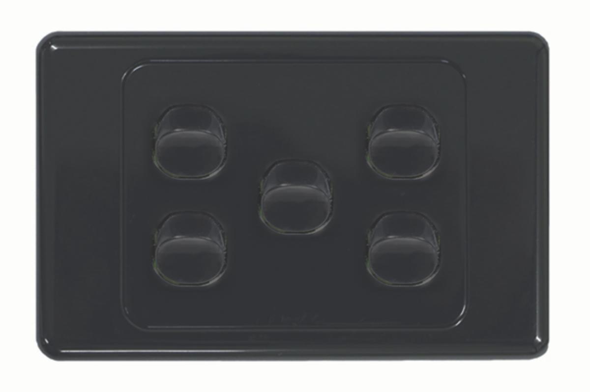 COUGAR SWITCH HORIZ 5G 16A BLACK