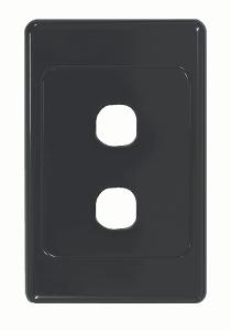 COUGAR SWITCH PLATE LESS MECH VERT 2G BK COUGAR SWITCH PLATE LESS MECH VERT 2G BK