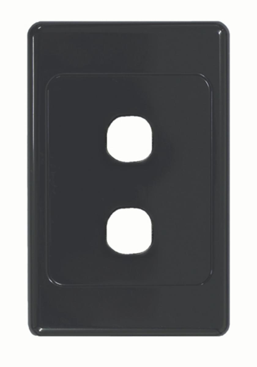 COUGAR SWITCH PLATE LESS MECH VERT 2G BK