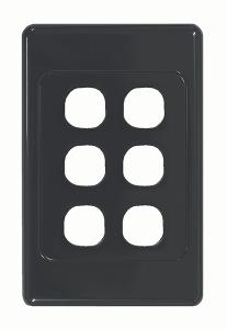 COUGAR SWITCH PLATE LESS MECH VERT 6G BK COUGAR SWITCH PLATE LESS MECH VERT 6G BK