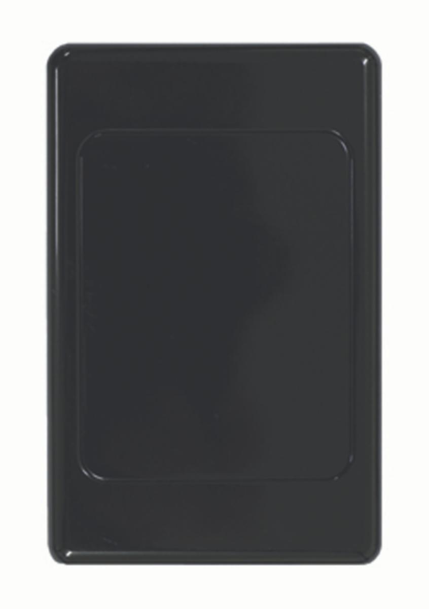 COUGAR BLANK PLATE + SURROUND BLACK