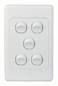 COUGAR SWITCH VERTICAL 5G 16A WHITE COUGAR SWITCH VERTICAL 5G 16A WHITE