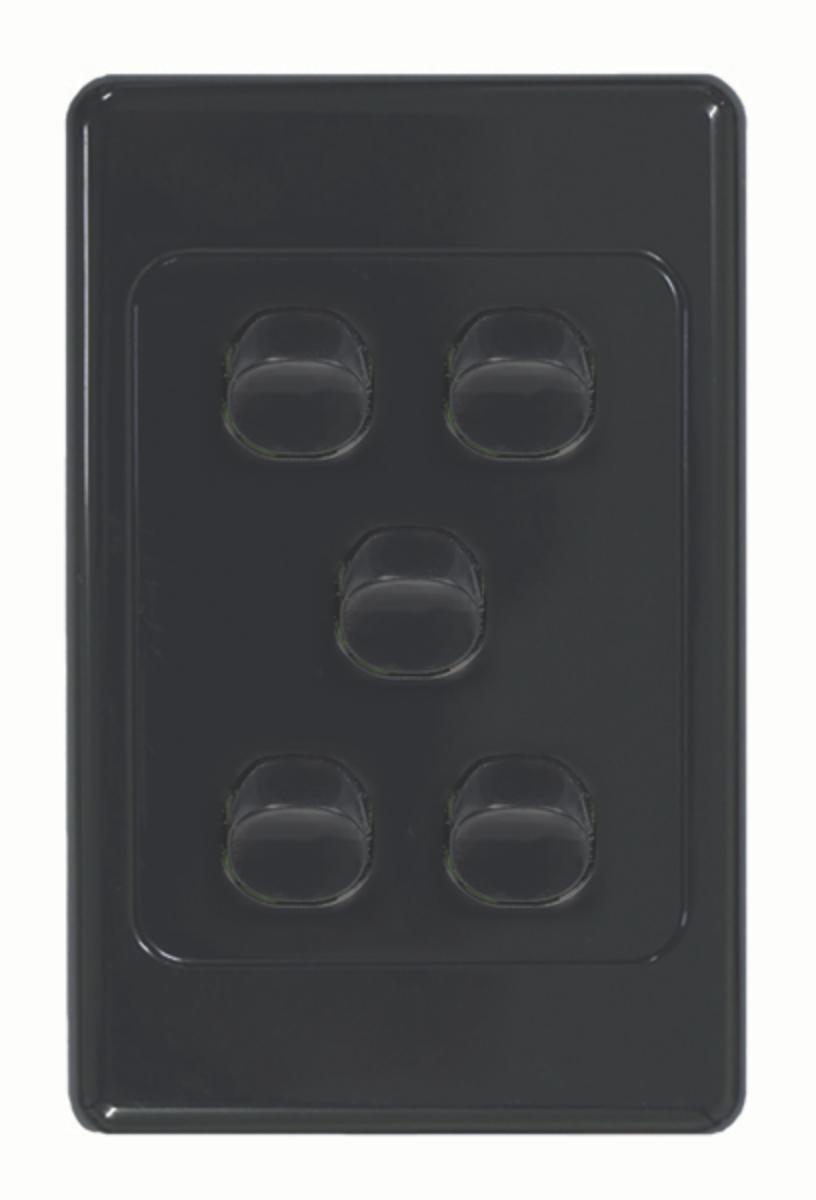 COUGAR SWITCH VERTICAL 5G 16A BLACK