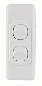 COUGAR ARCH SWITCH VERTICAL 2G 16A WHITE COUGAR ARCH SWITCH VERTICAL 2G 16A WHITE
