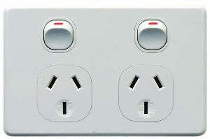 GPO 2GANG 10A DOUBLE POLE 250V GPO 2GANG 10A DOUBLE POLE 250V