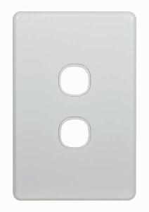 SWITCH PLATE 2 GANG SLIM COVER ONLY SWITCH PLATE 2 GANG SLIM COVER ONLY