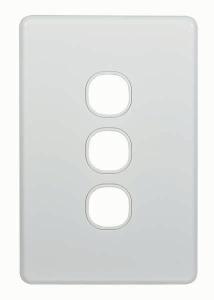 SWITCH PLATE 3 GANG SLIM COVER ONLY SWITCH PLATE 3 GANG SLIM COVER ONLY