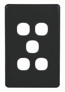 FLAT CAT SW PLATE LESS MECH VERT 5G BLK FLAT CAT SW PLATE LESS MECH VERT 5G BLK