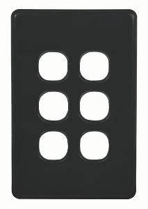 FLAT CAT SW PLATE LESS MECH VERT 6G BLK FLAT CAT SW PLATE LESS MECH VERT 6G BLK
