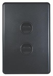 FLAT CAT SWITCH VERT 2G 16A MATT BLACK FLAT CAT SWITCH VERT 2G 16A MATT BLACK