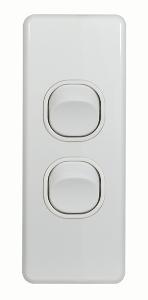 FLAT CAT ARCH SWITCH VERT 2G 16A WHITE FLAT CAT ARCH SWITCH VERT 2G 16A WHITE