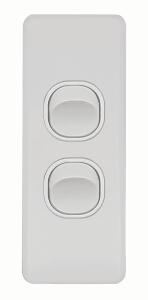 FLAT CAT ARCH SWITCH VERT 2G 16A MAT WHT FLAT CAT ARCH SWITCH VERT 2G 16A MAT WHT