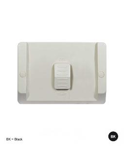 W/P SWITCH SGL IP66 16AX20A 250V LG B/BX W/P SWITCH SGL IP66 16AX20A 250V LG B/BX