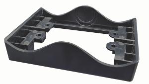 HYENA MOUNTING FLANGE CORRUGATED BLACK HYENA MOUNTING FLANGE CORRUGATED BLACK