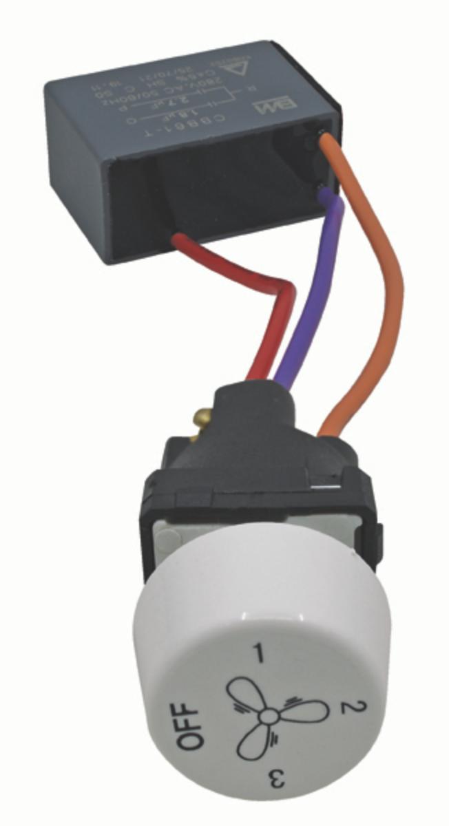 MEERKAT ROT FAN CONTROL MECH + CAPACITOR