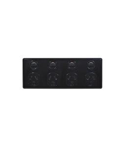 PUMA QUAD GPO 10A + CUSTOM MNTING BKT BK PUMA QUAD GPO 10A + CUSTOM MNTING BKT BK