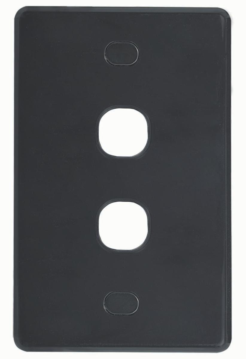 PUMA SWITCH PLATE VERT 2G V/PROOF BLACK