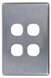 PUMA SWITCH COVER VERT 4G BRUSHED ALUM PUMA SWITCH COVER VERT 4G BRUSHED ALUM