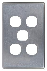 PUMA SWITCH COVER VERT 5G BRUSHED ALUM PUMA SWITCH COVER VERT 5G BRUSHED ALUM