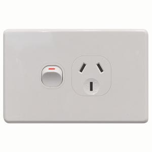 THRIFTEE SINGLE GPO 10A WHITE THRIFTEE SINGLE GPO 10A WHITE