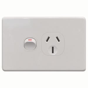 THRIFTEE SINGLE GPO 15A WHITE THRIFTEE SINGLE GPO 15A WHITE