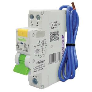 RCBO 6KA 1P 16A 240V 30MA TP A 1M + TAIL RCBO 6KA 1P 16A 240V 30MA TP A 1M + TAIL