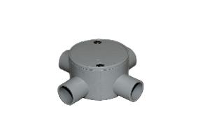 PVC SHALLOW JUNCTION BOX 20MM 4WAY GREY PVC SHALLOW JUNCTION BOX 20MM 4WAY GREY