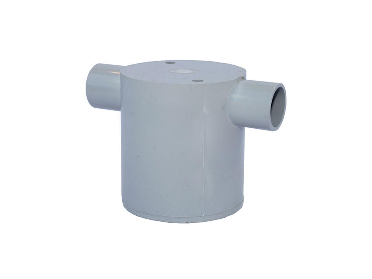 PVC DEEP JUNCTION BOX 20MM 2WAY GREY