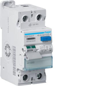 RCCB 1P+N 40A 30MA CLASS F 2 MODULE RCCB 1P+N 40A 30MA CLASS F 2 MODULE