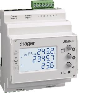 MULITIFUNCTION METER DIN RAIL 2X3P RS485 MULITIFUNCTION METER DIN RAIL 2X3P RS485
