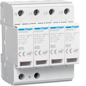 SPD 4P T2 TNS/TT UC 40KA 4MODULE SPD 4P T2 TNS/TT UC 40KA 4MODULE