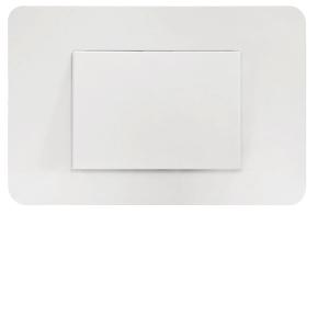 ALLURE BRUSH PLATE MATT WHITE ALLURE BRUSH PLATE MATT WHITE
