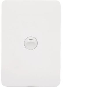 ALLURE IP44 SW 1G 10A 2WAY VERT M/WHITE ALLURE IP44 SW 1G 10A 2WAY VERT M/WHITE