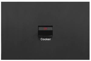 FINESSE COOKER SWITCH 40A D/P HOR M/BLK