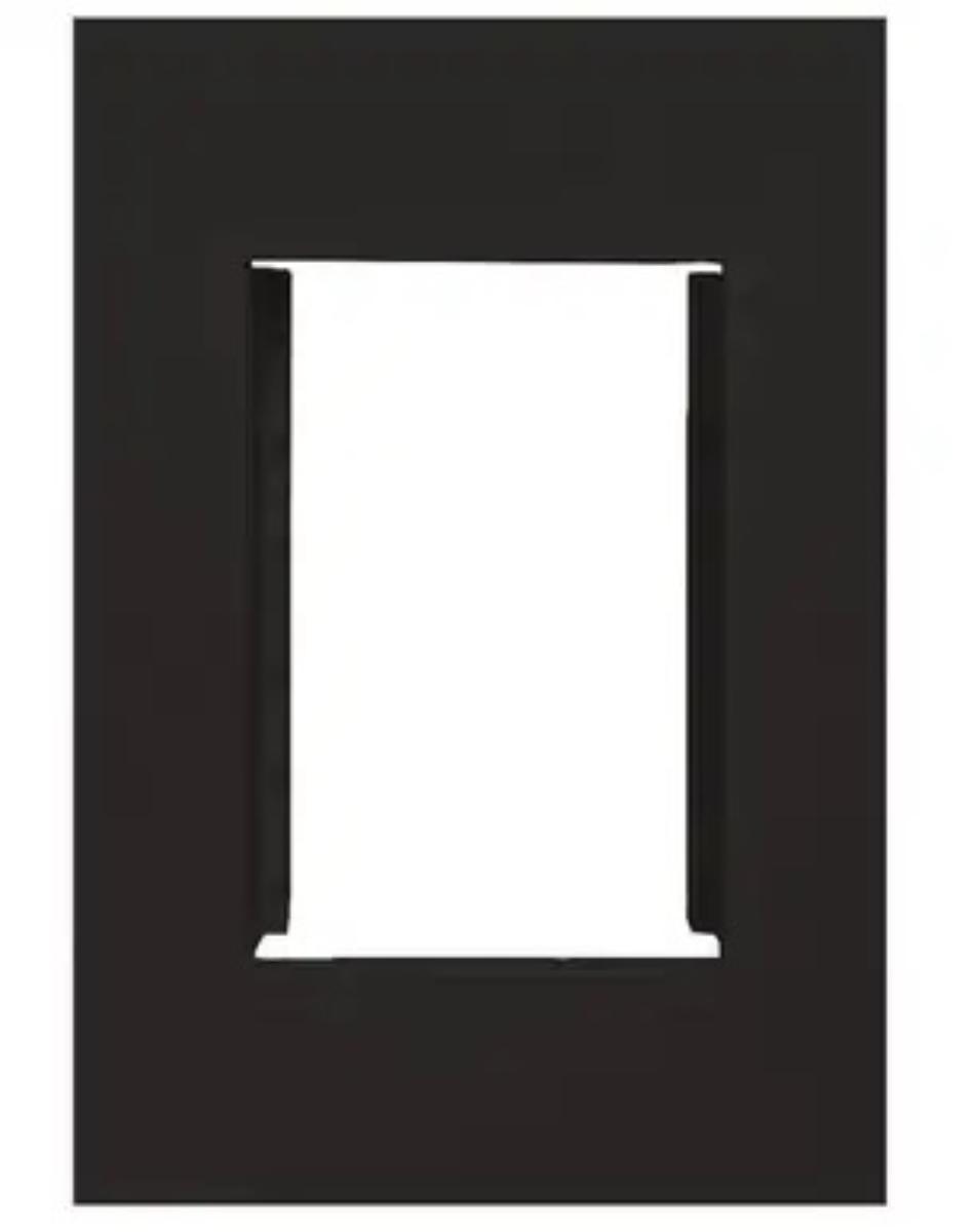 FINESSE MODULAR PLATE 3 MOD 1GANG M/BLK