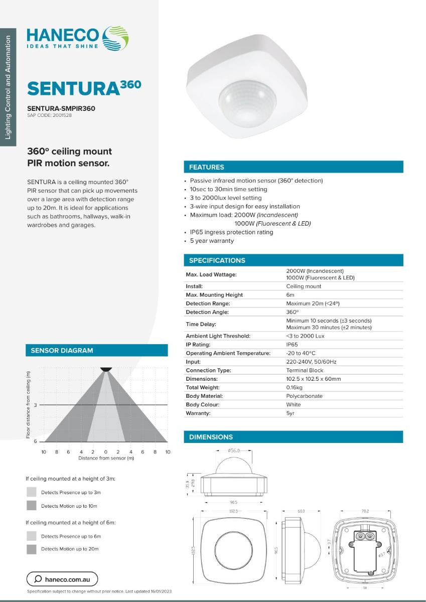 LED W/P + SEN DURA 18/25/30W CCT 1200MM