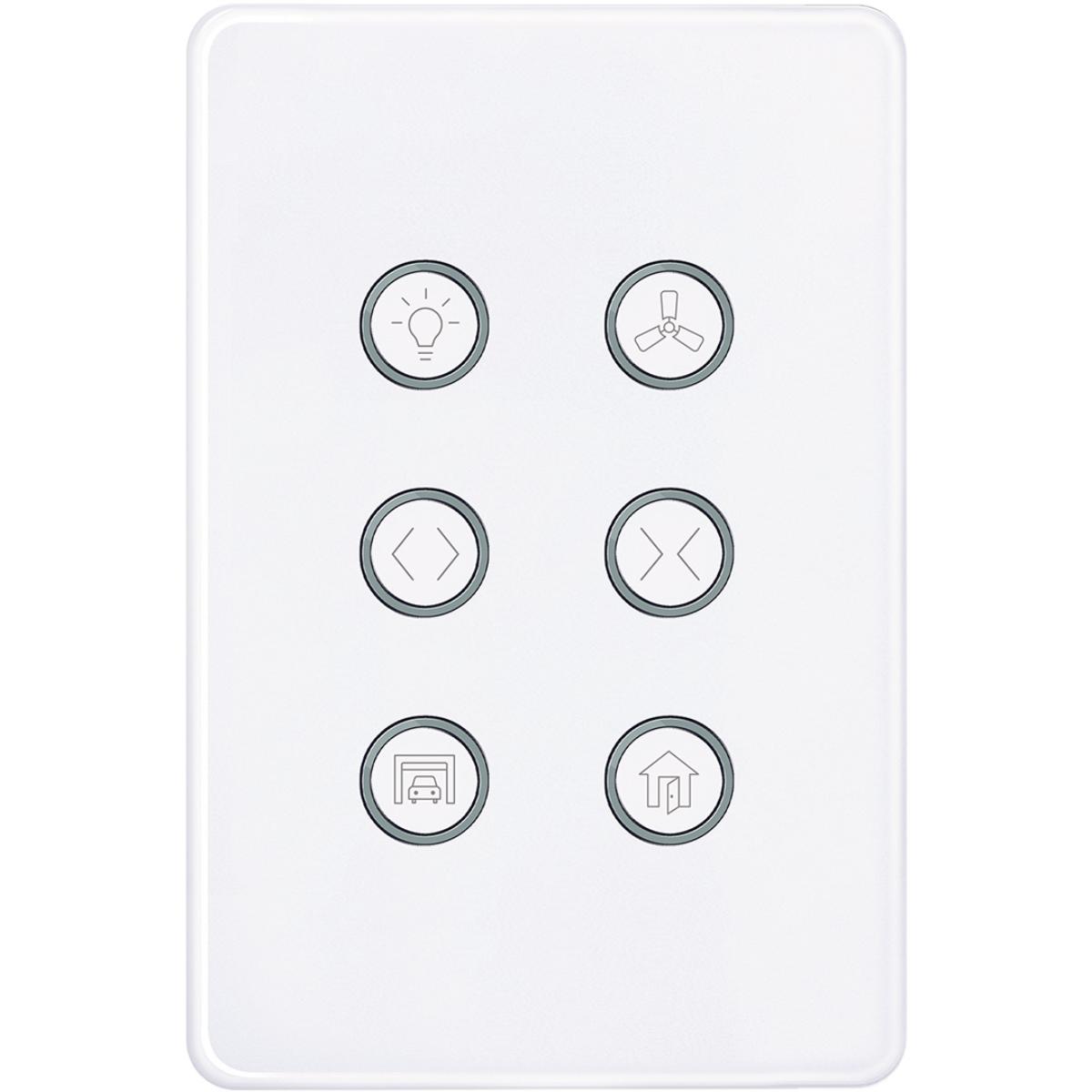 HESPERUS SMART P/B SWITCH 1 BUTTON WHITE