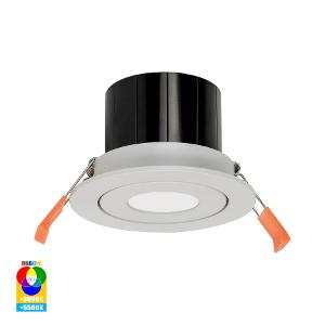 LED WIFI TILT D/LT 12W RGBCW WH 90MM C/O LED WIFI TILT D/LT 12W RGBCW WH 90MM C/O