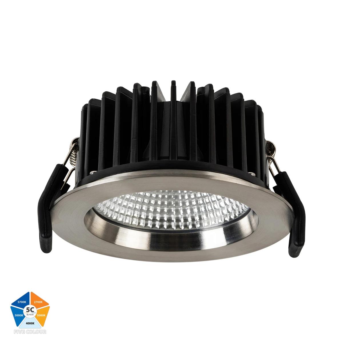 LED D/LIGHT ORA 12W CCT 316S/S 90MM C/O