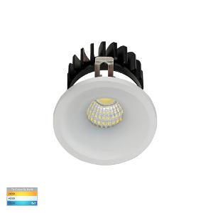 LED D/LIGHT MINI RD 3W CCT 38MM C/O WH