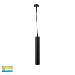 LED 60MM CYLINDER PENDANT C/M 9W CCT BLK LED 60MM CYLINDER PENDANT C/M 9W CCT BLK
