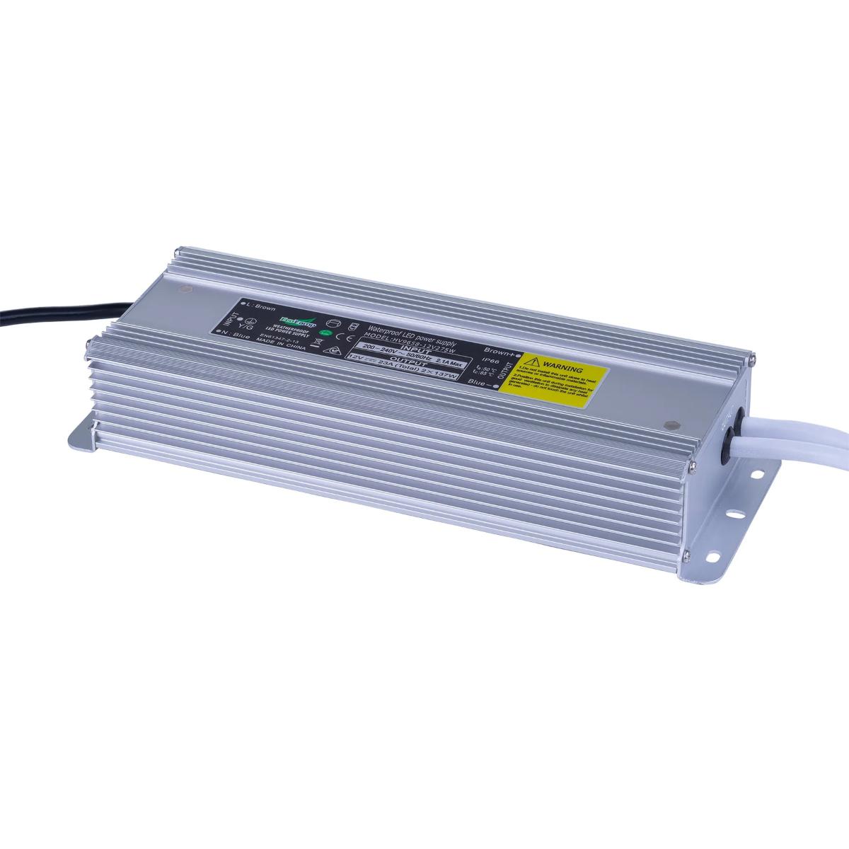 LED DRIVER W/P 240V/12VDC 275W IP66