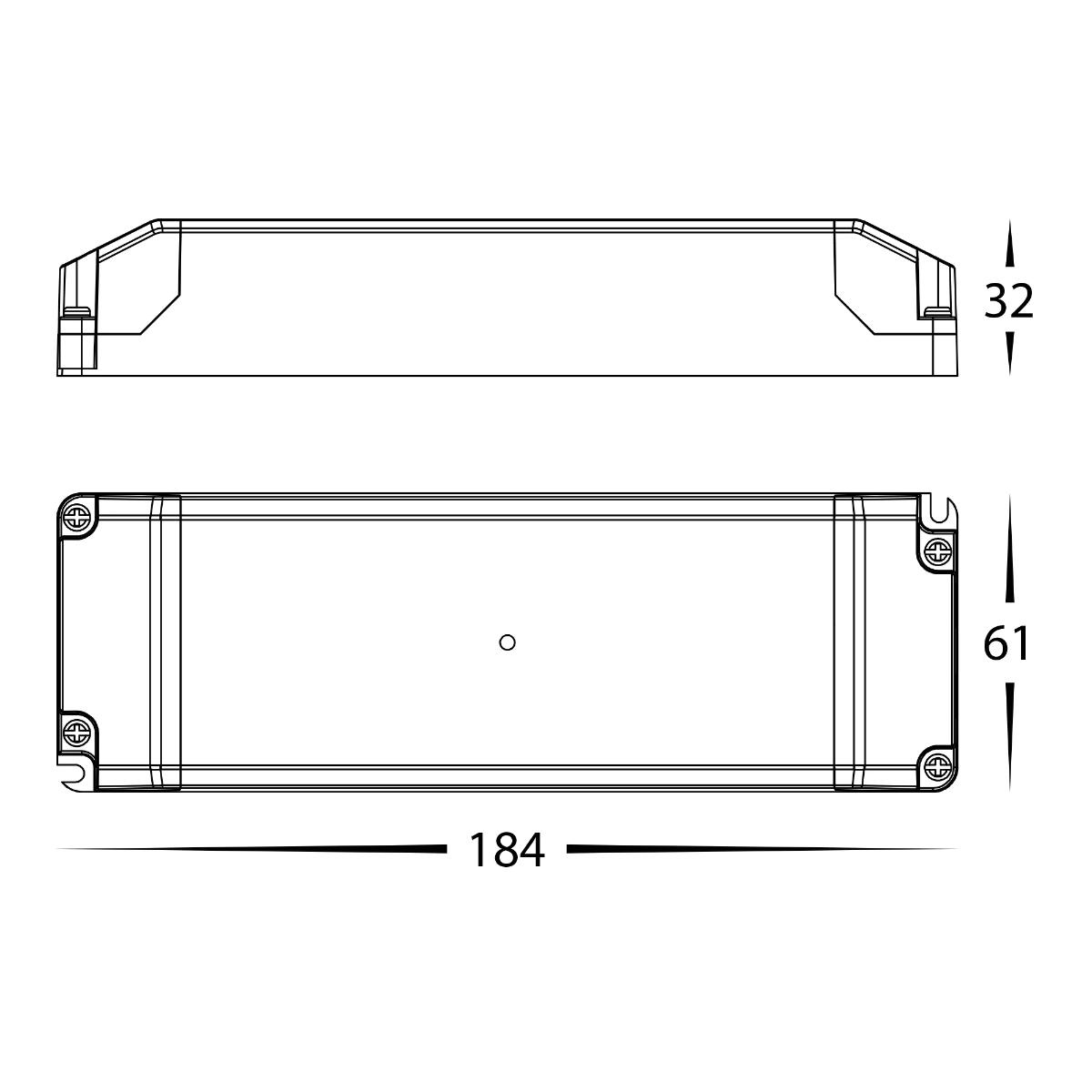 TRIAC DIMM LED DRIVER 24VDC 50W IP20
