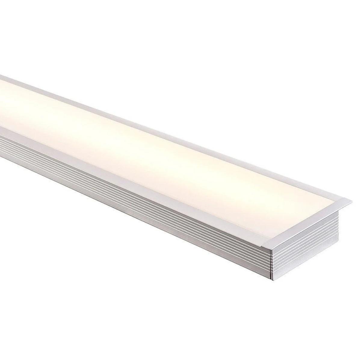 ALUM PROFILE DEEP SQ WINGED 100X35 PER M